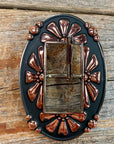 Copper Flower Western Concho W196