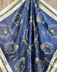 35X35" Blue Carriage Wild Rag / Scarf WR328
