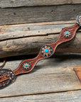 Light Oil Basketweave Wither Strap