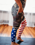 PATRIOTIC CROSSOVER LEGGINGS