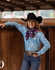 *YOUTH* ICE BLUE SPARKLE PERFORMANCE SHIRT