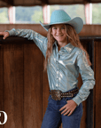 *YOUTH* SEAFOAM SPARKLE PERFORMANCE SHIRT
