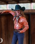 *YOUTH* TANGERINE SPARKLE PERFORMANCE SHIRT
