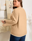 Anaiah Decor Cuffs Loose PLUS Sweater