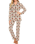 Baha Ranch Santa's Sleigh Women's Western Pajamas