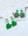 Estrella Pendant Bow Stud Earrings