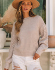 Scarlett Sleeve Drop Shoulder Sweater