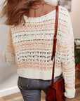 Zararita Drop Shoulder Casual Sweater