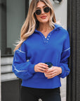 Clover Exposed Seam Chic Sweatshirt