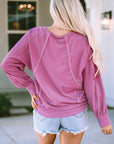 Chaya Exposed Seam Terry Pullover