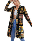 Baha Ranch Vintage Cowboy Collage Western Lightweight Cardigan