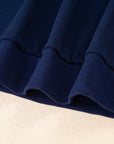 Varsity Stripe Pullover and Mini Skirt Set