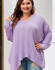 Rivka Exposed Seam Flowy PLUS Top