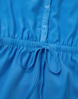 Lila Elastic Waist Sleeveless Shirt