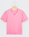 Lilah Short Puff Sleeve Blouse