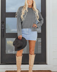 Tessa Patchwork Drop Shoulder Sweater