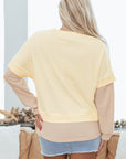 Evajira Two Piece Patchwork Sweatshirt