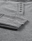 Harper Waffle Knit Henley Top