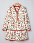 Jade Long Sleeve Flared Dress