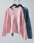 Amelia Pattern Sequin Detail Sweater