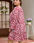 Georgina Balloon Sleeve Relaxed PLUS Dress