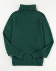 Belen Letter Embroidered High Sweater