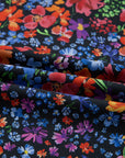 Floral V-Neck Long Sleeve Maxi Dress