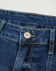 Courtney Cropped High Rise Wide Leg Jeans