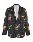 Colores de Mexico Mexican Talavera Animals Floral Women's Blazer