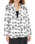 Baha Ranch Cowboy Print Women's Western Blazer