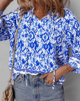 Anne 4 Sleeve Tied Blouse