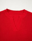 Evelyn Knit Drop Shoulder Sweater
