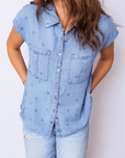 Phoebe Chest Short Sleeve Shirt