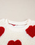 Emily Shoulder Crewneck Plush Sweatshirt