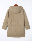 Amelia Snap Hooded Puffer Coat