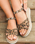 Lara Decor Strappy Wedge Sandals