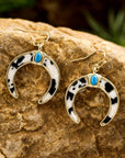 Alayah Crescent Shaped Dangle Earrings