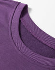 Solid Oversize Sweatshirt and Ribbed Leggings Set