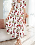 Promise Sleeve Tiered Maxi Dress