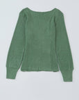 Harper U Textured Long Sleeve Top