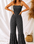 Dulce Wide Leg Floral Jumpsuit