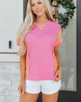 Wynter Patchwork Loose T Shirt