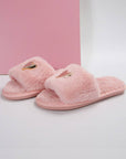 Alaina Open toe Plush Slippers