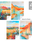 Desert Dreaming Set of 4 Kitchen Dish Towels Made in America