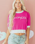 Isla Short Puff Sleeve Sweater