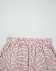 Abstract Zebra Top & Shorts Lounge Set