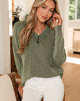 Alma Drop Shoulder Loose Sweater