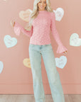 Emily Sleeve Mock Fitted Top