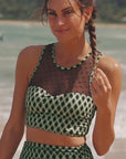 Sasha Patchwork High Waisted Bikini