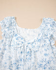 Beatrice Bow Back Square Blouse